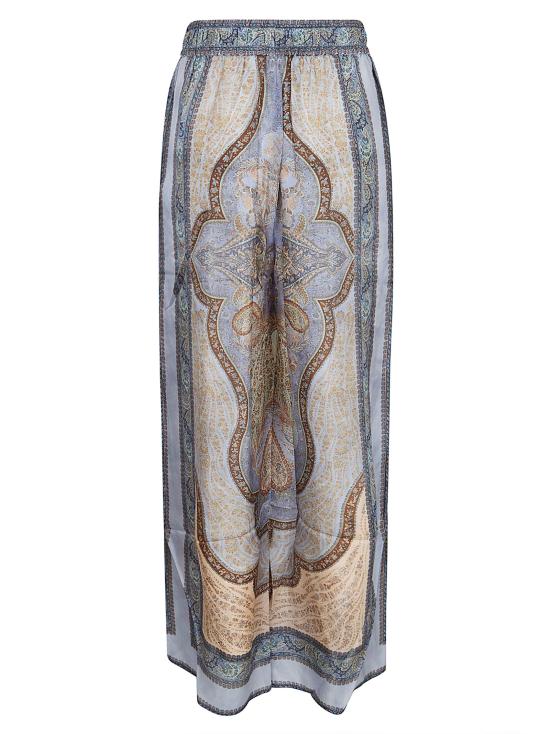 26SS 짐머만 수트 팬츠 5580PRS262 TPBL TAPESTRY BLUE MULTI - ZIMMERMANN