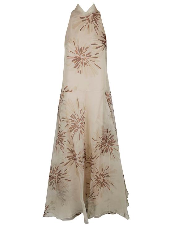 26SS 브루넬로 쿠치넬리 롱 원피스 MQ198A5419 C004 NATURALE