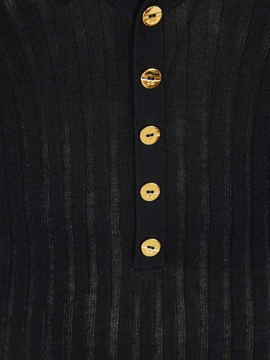 26SS 엘리자베타프랜치 바디수트 티셔츠 BK84S62E2 110 NERO - ELISABETTA FRANCHI