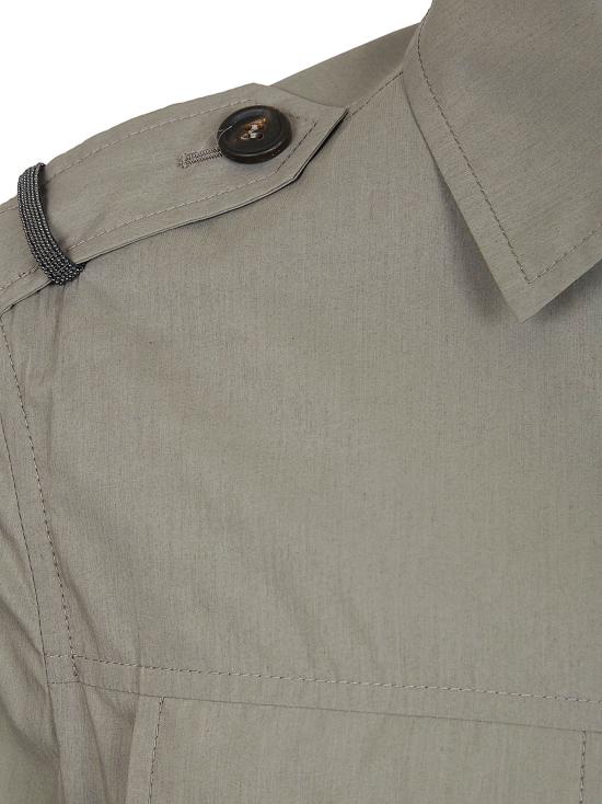 26SS 브루넬로 쿠치넬리 모닐레 테크노 코튼 경량 자켓 MR4577856 C6539 KAKI - BRUNELLO CUCINELLI