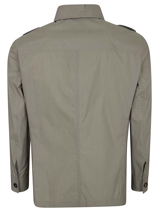 26SS 브루넬로 쿠치넬리 모닐레 테크노 코튼 경량 자켓 MR4577856 C6539 KAKI - BRUNELLO CUCINELLI