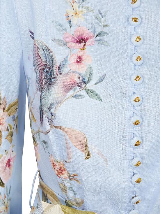 26SS 짐머만 숏 원피스 9142DC261 BLAV BLUE AVIARY - ZIMMERMANN