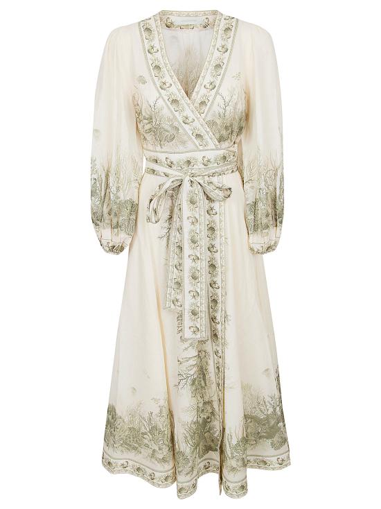 26SS 짐머만 미디 원피스 2456DRS262 KHTL KHAKI TOILE