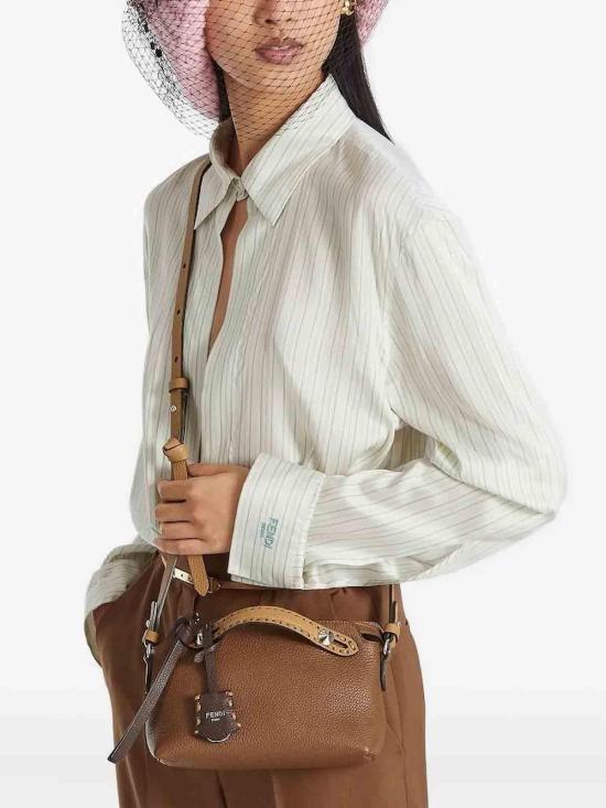 26SS 펜디 바이더웨이 셀러리아 미니백 8BS098AV1JF1TVA Light Brown - FENDI