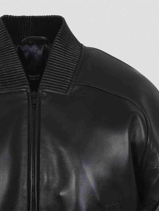 26SS 피비 파일로 봄버 자켓 AV74LE2405900BK Black - PHOEBE PHILO