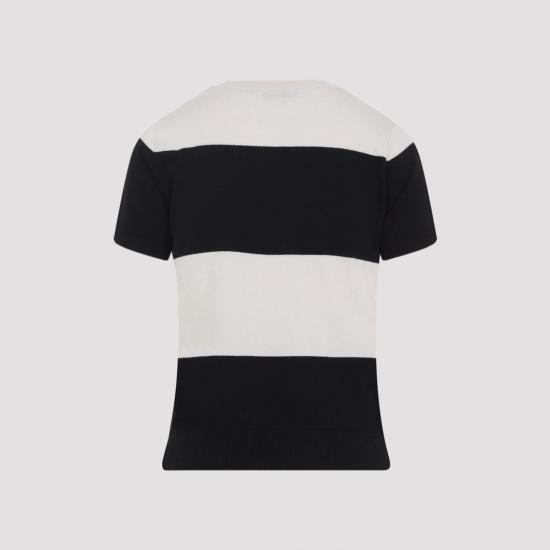 26SS 막스마라 스웨터 2619361111600 016 RIGA GRANDE ECRU NERO NUDE NEUTRALS - MAX MARA