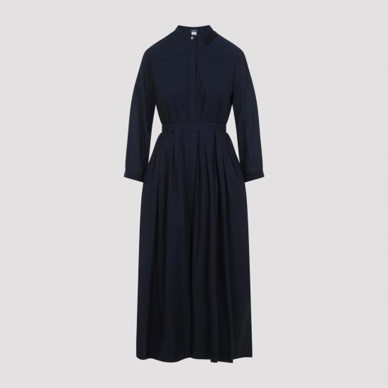 26SS 막스마라 롱 원피스 2619221031600 001 DARK BLUE - MAX MARA