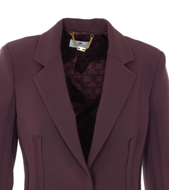 26SS 엘리자베타프랜치 수트 자켓 GI21661E2 644 Brown - ELISABETTA FRANCHI