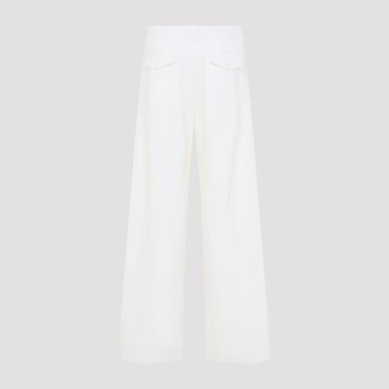 26SS 카사블랑카 스트레이트 팬츠 MSS26TR41701 WHITE - CASABLANCA