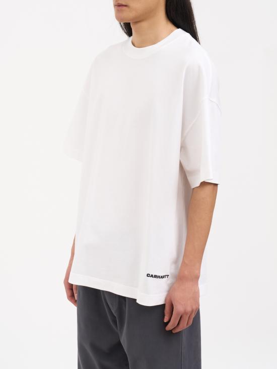 26SS 칼하트 WIP 반팔 티셔츠 NI03137300AXX White - CARHARTT WIP