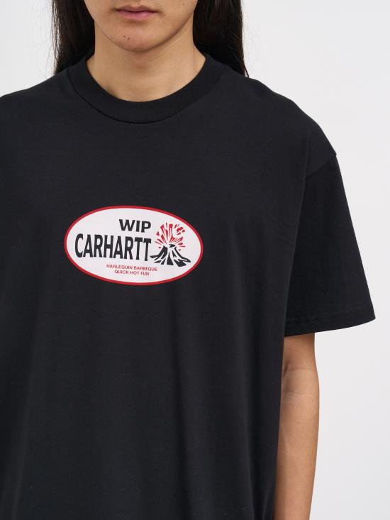 26SS 칼하트 WIP 반팔 티셔츠 NI03624589XX Black - CARHARTT WIP