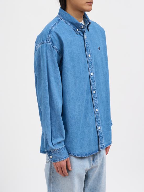 26SS 칼하트 WIP 데님 셔츠 NI0345250106 Light blue - CARHARTT WIP