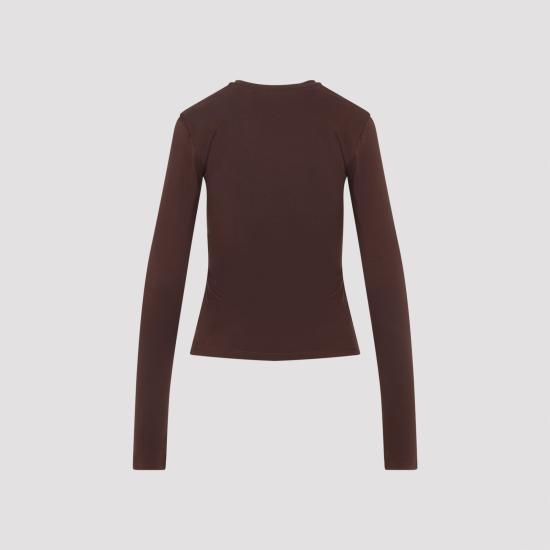 26SS PANGAIA 긴팔 티셔츠 10002429 1678 MAHOGANY BROWN - OTHER BRANDS