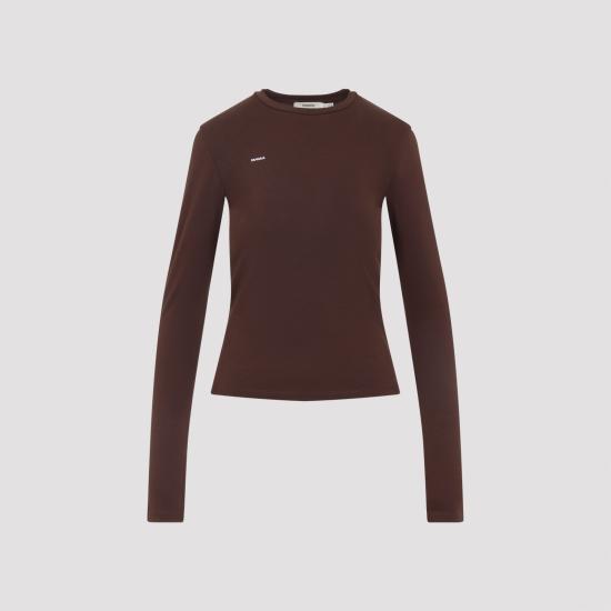 26SS PANGAIA 긴팔 티셔츠 10002429 1678 MAHOGANY BROWN