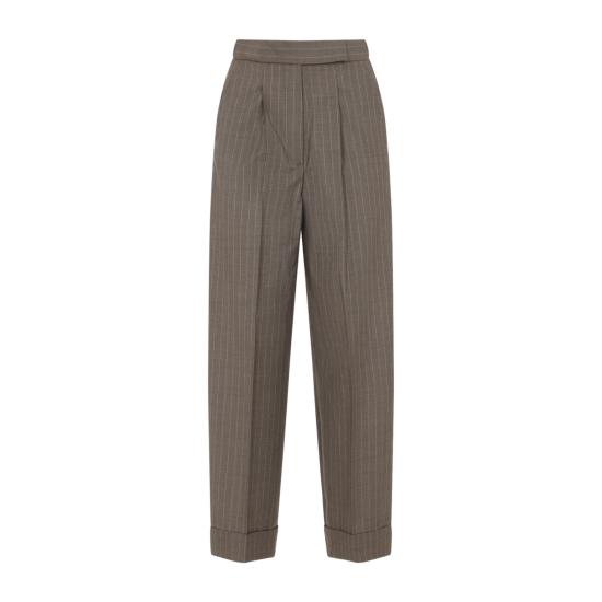 26SS 막스마라 스트레이트 팬츠 2611131151600 001 SABLE SCURO - MAX MARA