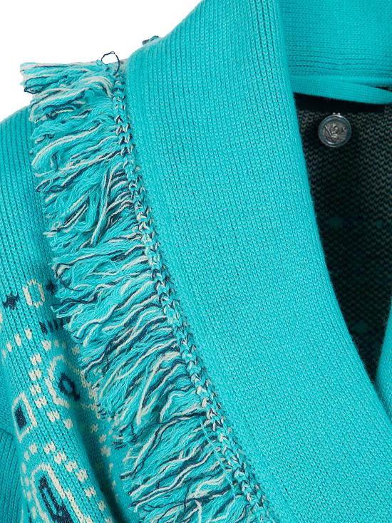 26SS 알라누이 가디건 LWHB064R26KN I002 4384 TURQUOISE MUL - ALANUI