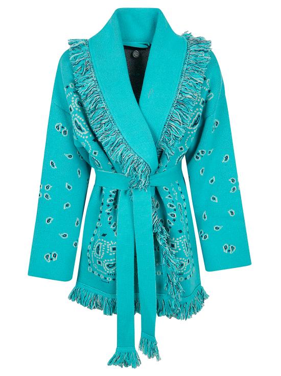 26SS 알라누이 가디건 LWHB064R26KN I002 4384 TURQUOISE MUL