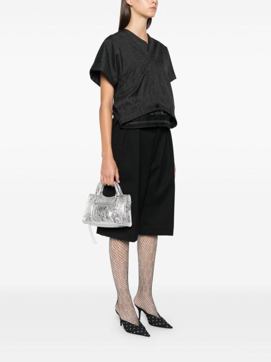 26SS 발렌시아가 토트백 806395 2AA9R8122 Silver - BALENCIAGA