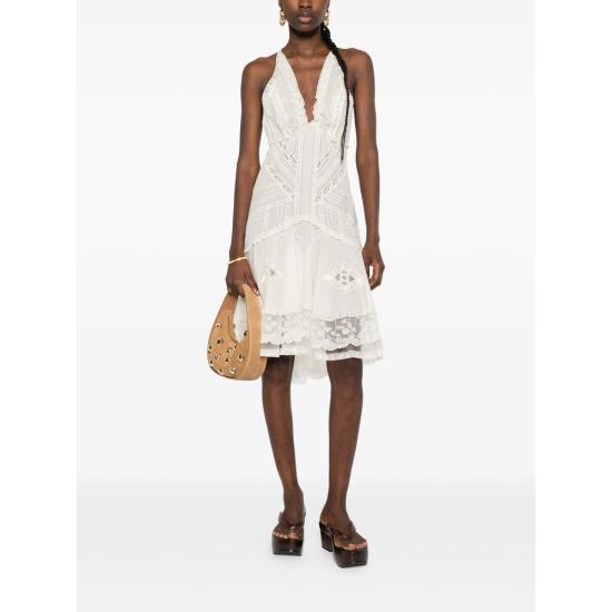 26SS 에르마노 설비노 미디 원피스 D482Q324APJBN 10104 NEUTRALS - ERMANNO SCERVINO