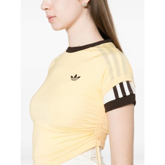 26SS 아디다스 반팔 티셔츠 KW4526 YELLOW WHITE - ADIDAS