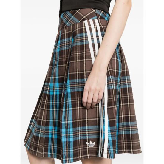 26SS 아디다스 미디 스커트 KW4529 BROWN BLUE - ADIDAS