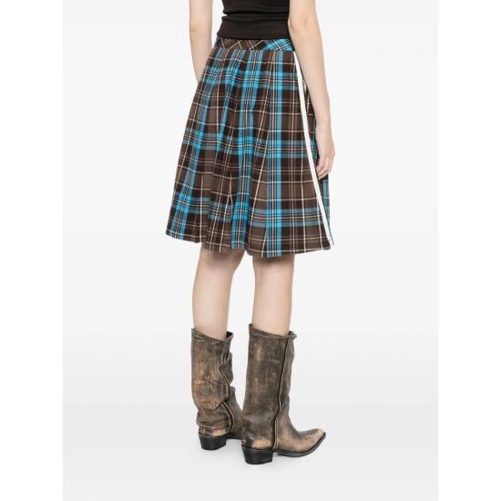 26SS 아디다스 미디 스커트 KW4529 BROWN BLUE - ADIDAS