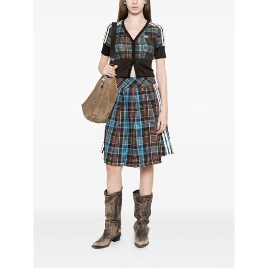 26SS 아디다스 미디 스커트 KW4529 BROWN BLUE - ADIDAS