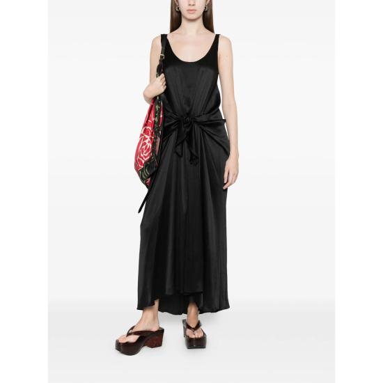 26SS JW앤더슨 미디 원피스 DR0503 PG1897 999 BLACK - JW ANDERSON