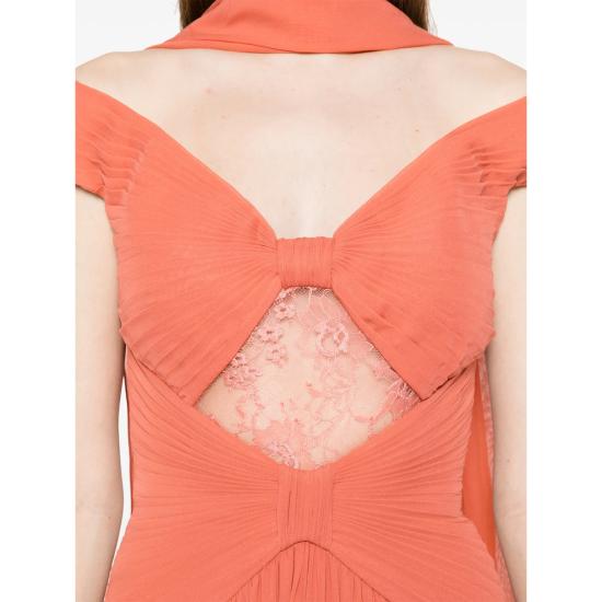 26SS 엘리 사브 롱 원피스 D1078 SUCOR ORANGE - ELIE SAAB