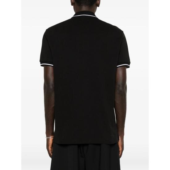 26SS 베르사체 폴로 티셔츠 80GAGT17 CJ01T 899 BLACK - VERSACE