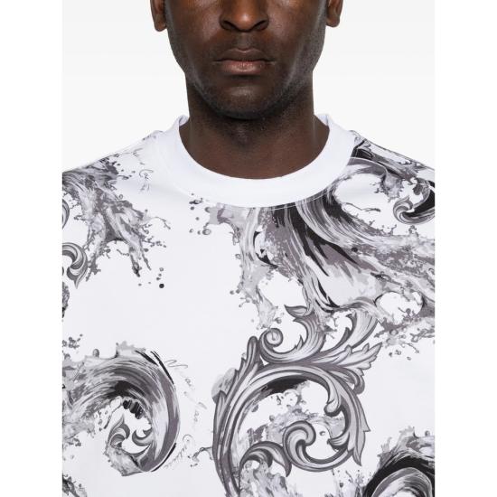 26SS 베르사체 스웨터 80GAI3R0 FS196 U22 WHITE BLACK - VERSACE