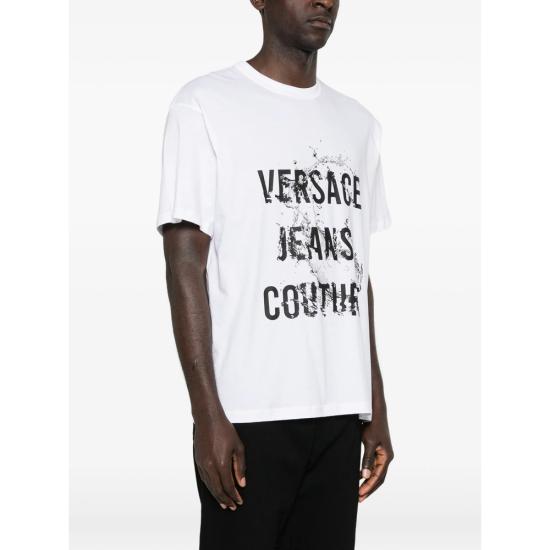 26SS 베르사체 반팔 티셔츠 80GAHC01 CJ01C 003 WHITE - VERSACE