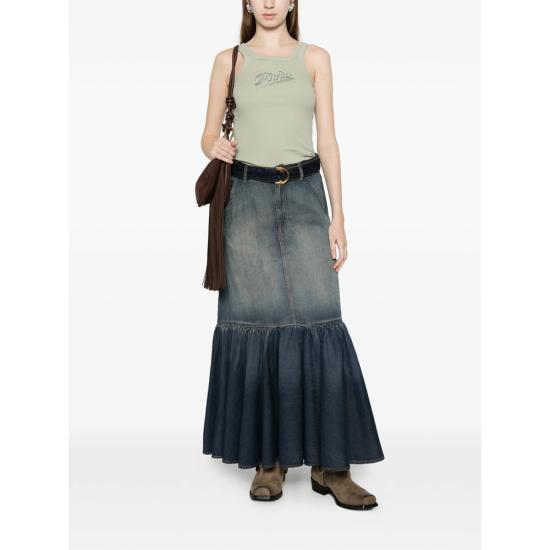 26SS 핑코 데님 스커트 106595 A37K PJC BLUE - PINKO