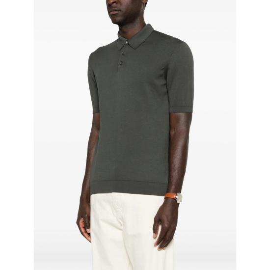 26SS 페델리 폴로 티셔츠 MU0D5910 63 GREEN - FEDELI