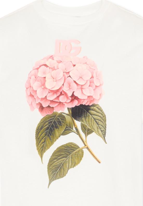 26SS [키즈] 돌체앤가바나 티셔츠 L5JTNK G7P1G W0111 WHITE - DOLCE & GABBANA