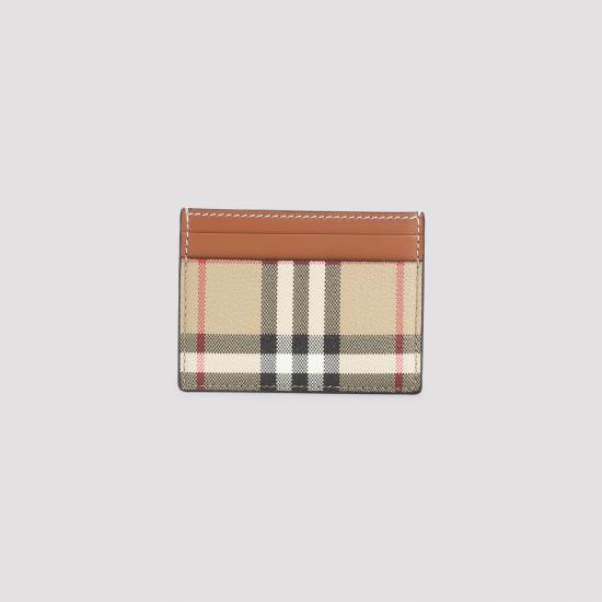 26SS 버버리 체크 카드 케이스 8109801 A9534 VNTG CHK BRIAR BROWN - BURBERRY