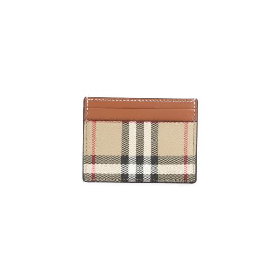 26SS 버버리 체크 카드 케이스 8109801 A9534 VNTG CHK BRIAR BROWN - BURBERRY