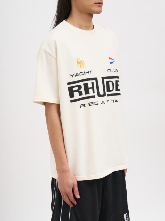 26SS 루드 반팔 티셔츠 NRHPS26TT050126004 White - RHUDE