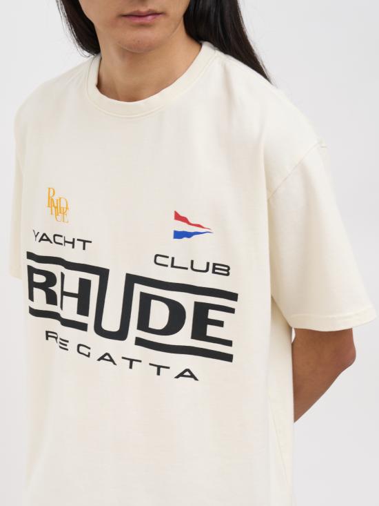 26SS 루드 반팔 티셔츠 NRHPS26TT050126004 White - RHUDE