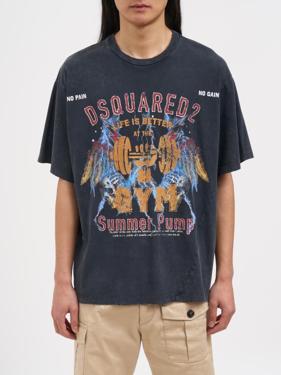 26SS 디스퀘어드2 반팔 티셔츠 NS74GD1539D20108814 Grey