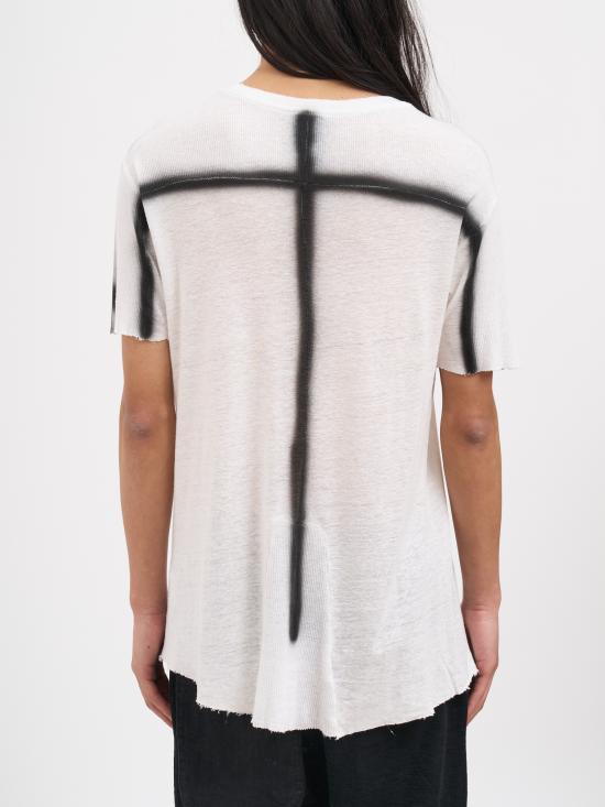 26SS 톰크롬 반팔 티셔츠 NMTS927OFFWHITE White - THOM KROM