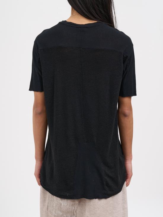 26SS 톰크롬 반팔 티셔츠 NMTS927BLACK Black - THOM KROM