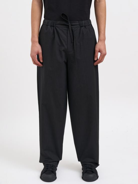 26SS ROSE BURRITO 스트레이트 팬츠 NPAJAMASCOTONEFONDO22NERO91 Black