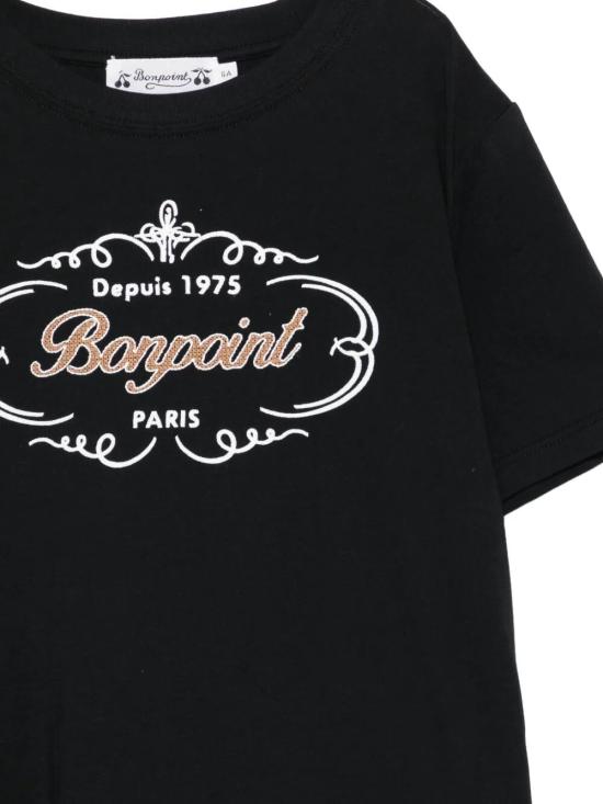 26SS [키즈] 봉쁘앙 티셔츠 S06BTSK00007 199A FAUX NOIR - BONPOINT