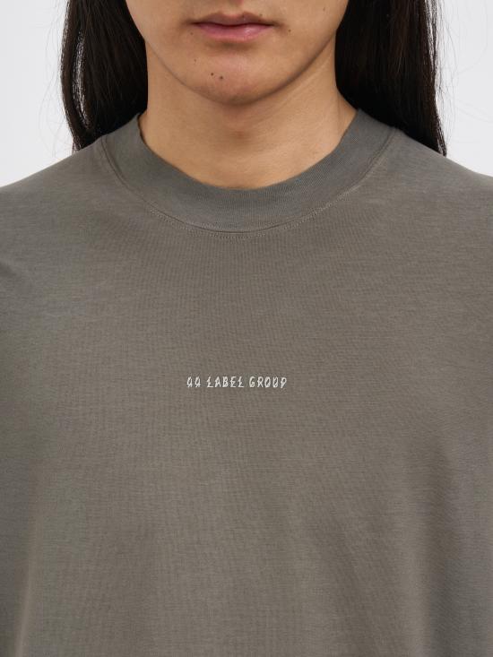 26SS 44레이블 반팔 티셔츠 NB0030653FA725P776 Grey - 44 LABEL