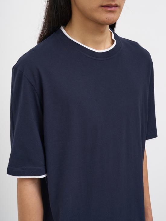 26SS PAOLO PECORA 반팔 티셔츠 NF0714169U611 Blue - OTHER BRANDS