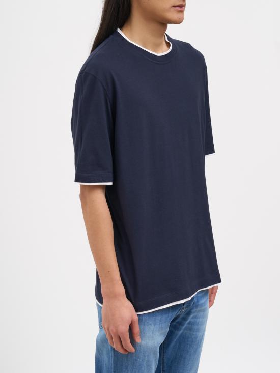 26SS PAOLO PECORA 반팔 티셔츠 NF0714169U611 Blue - OTHER BRANDS