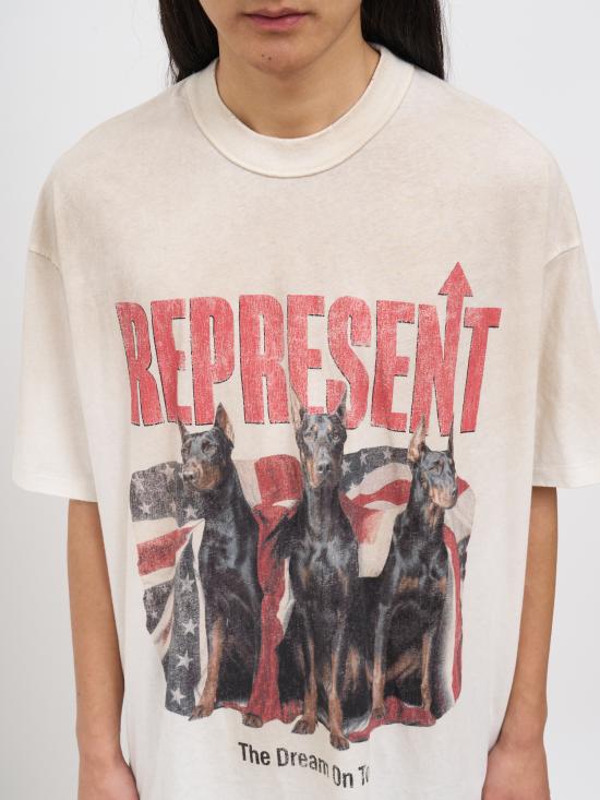 26SS 리프레젠트 반팔 티셔츠 NMLM10059330 Beige - REPRESENT