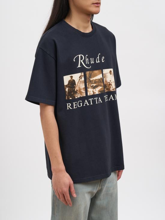 26SS 루드 반팔 티셔츠 NRHPS26TT130126009 Black - RHUDE