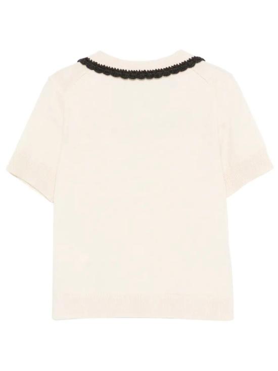 26SS [키즈] 봉쁘앙 캐시미어 니트 S06GJUK00006 103 UPB ECRU - BONPOINT